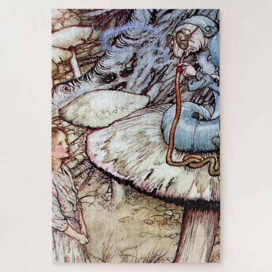 Puzzle "Alice and the Caterpillar" par Arthur Rackham (Vertical)