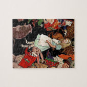 Puzzle Alice au pays des merveilles avec des amis Illustr (Horizontal)