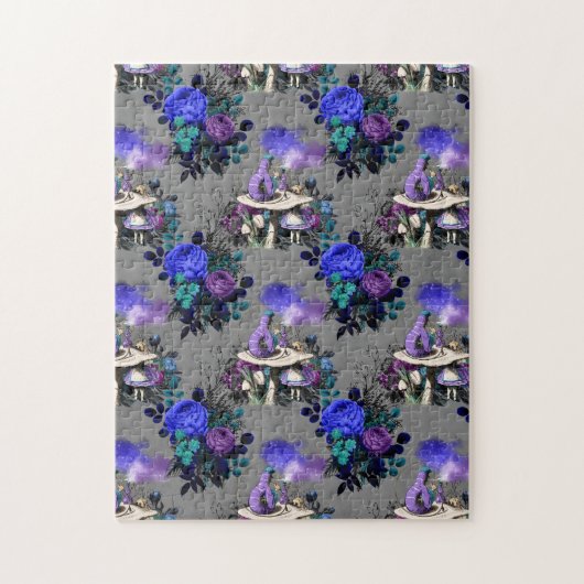 Puzzle Alice au pays des merveilles Fleurs de la chenille (Vertical)