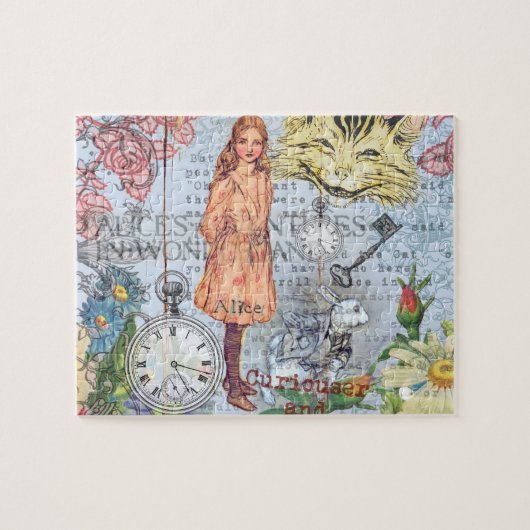 Puzzle Alice au pays des merveilles Illustration classiqu (Horizontal)