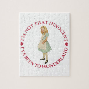 Puzzle Alice au pays des merveilles - je ne suis pas cet