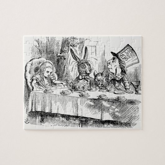 Puzzle Alice au pays des merveilles - Le Tea Party de Mad (Horizontal)