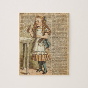 Puzzle Alice au pays des merveilles me boivent art