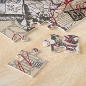 Puzzle Alice au pays des merveilles Rideau Art classique (Côté)