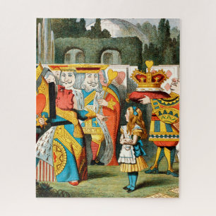 Puzzle Alice Aventures Merveilleux Reine de Coeur
