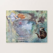 Puzzle Alice dans la casse-tête de chat de Cheshire du (Horizontal)