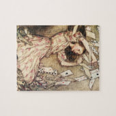 Puzzle Alice dans le vol du pays des merveilles carde le (Horizontal)