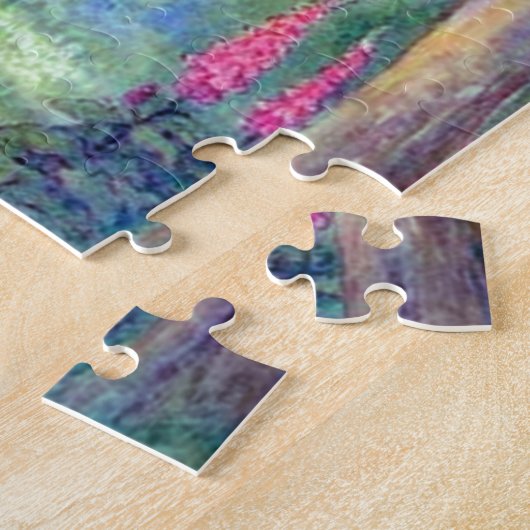 Puzzle Alice et le chat de Cheshire polychrome (Côté)