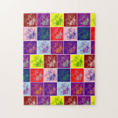 Puzzle Alice finding a little door pop art (Vertical)