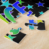 Puzzle "ALICE" Prénom, Amusant "HEUREUX ANNIVERSAIRE" (Côté)
