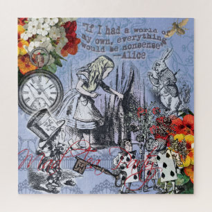 Puzzle Alice rideau absurdité merveilleux classique