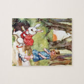 Puzzle Alice suit le lapin blanc au pays des merveilles (Horizontal)