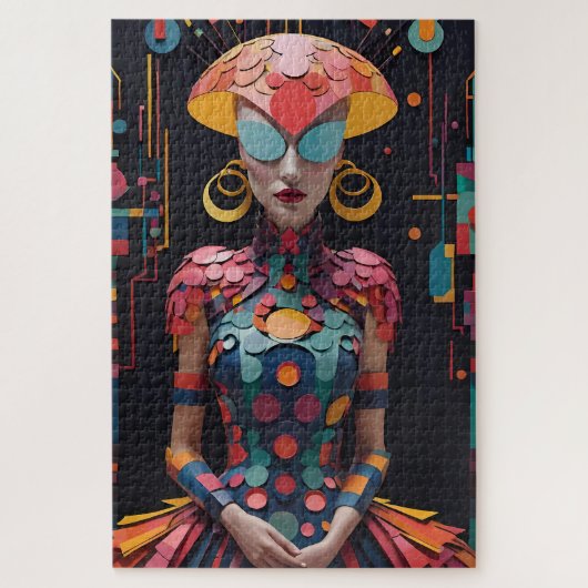 Puzzle Alice's New Afternoon Tea Party - Ken Gage Art (Vertical)