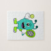 Puzzle Alien à Tennis avec raquette de tennis (Horizontal)