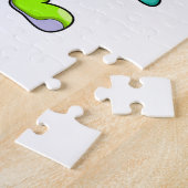 Puzzle Alien à Tennis avec raquette de tennis (Côté)