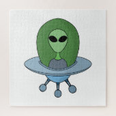 Puzzle Alien dans son petit vaisseau spatial (Vertical)