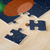 Puzzle Alien d'espace rougeoyant masqué de paix (Côté)