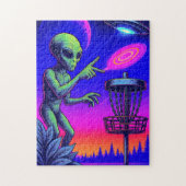Puzzle Alien Disque Golf (Vertical)