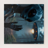 Puzzle Alien extra-terrestre et ovnis (Horizontal)