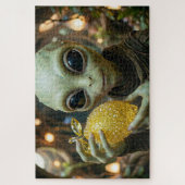 Puzzle Alien Extraterrestre et Citron Cristallin (Vertical)