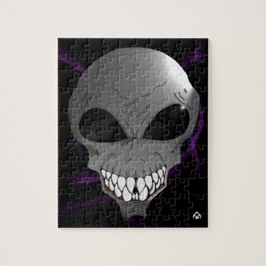 Puzzle alien gris (Vertical)