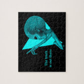 Puzzle Alien gris, la vérité est là (Vertical)