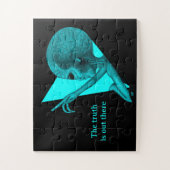 Puzzle Alien gris, la vérité est là (Vertical)