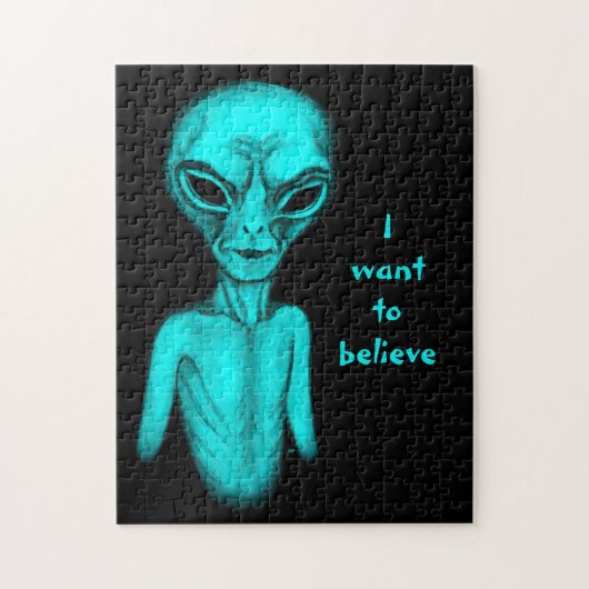 Puzzle Alien, je veux croire (Vertical)