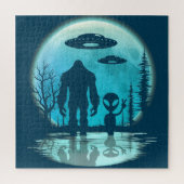 Puzzle Alien UFO Bigfoot (Vertical)
