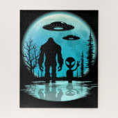 Puzzle Alien UFO Bigfoot (Vertical)