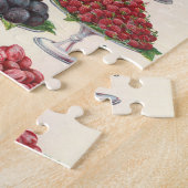 Puzzle Aliments Anciens Fruits Assortis sur Plateaux pour (Côté)