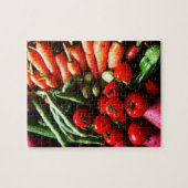 Puzzle Aliments de jardin végétal (Horizontal)