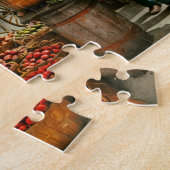 Puzzle Aliments - Légumes - Marché d'Indianapolis 1908 (Côté)