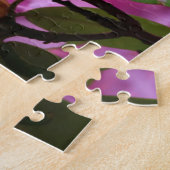 Puzzle Aliments Rhododendron rose et papillons à queue no (Côté)