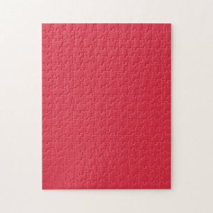 Puzzle Alizarine (couleur unie)