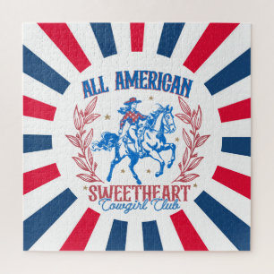 Puzzle All American Sweetheart Cowgirl Club