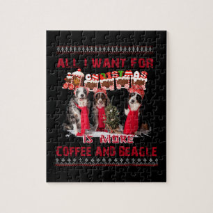 Puzzle All I Want Beagle And Coffee