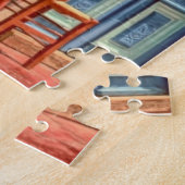 Puzzle “ALL WILL BE WELL” message on GREEK CAFE MENU, (Côté)