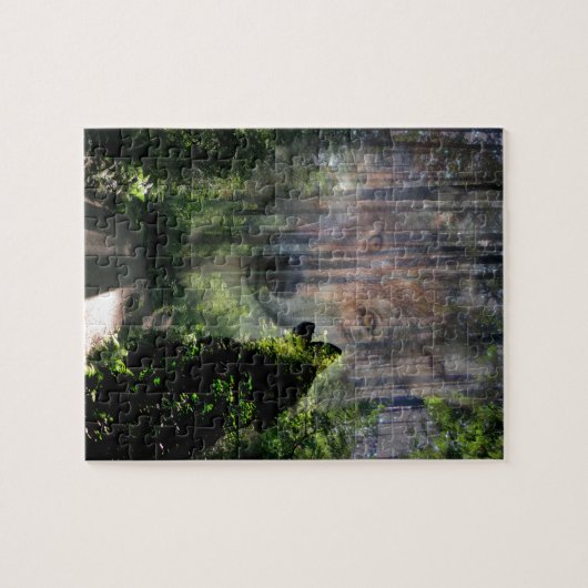 Puzzle Allé avec les loups (Horizontal)