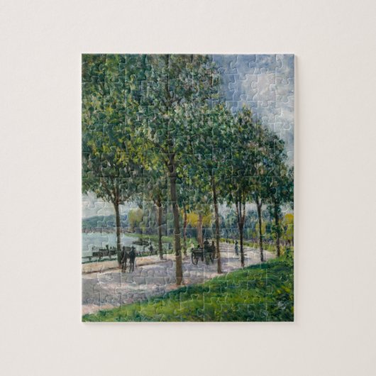 Puzzle Allée des arbres de châtaigne - Alfred Sisley (Vertical)