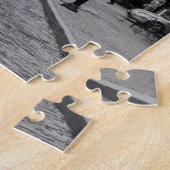 Puzzle Allée de St Louis en nuances de gris (Côté)
