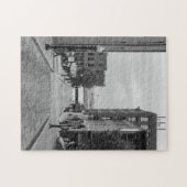 Puzzle Allée de St Louis en nuances de gris (Horizontal)