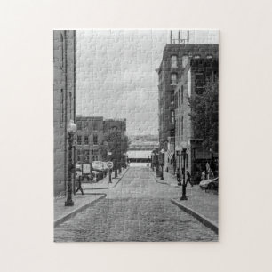 Puzzle Allée de St Louis en nuances de gris