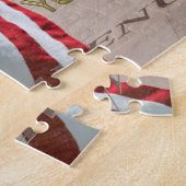Puzzle Allée des Drapeaux du Mont Rushmore Semiquincenten (Côté)