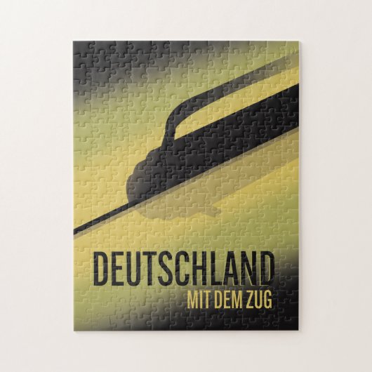 Puzzle Allemagne en train (Vertical)