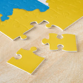 Puzzle Allemagne États drapeaux Carte, Bundesländer Allem (Côté)