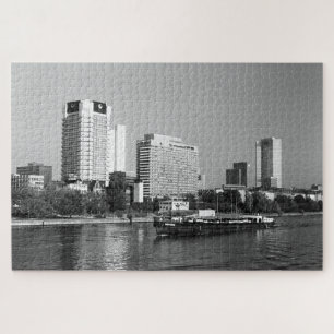 Puzzle Allemagne vintage Frankfurt Main river