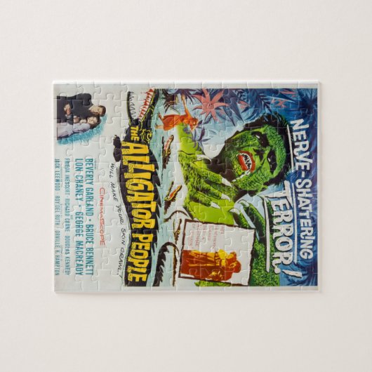 Puzzle alligator (Horizontal)