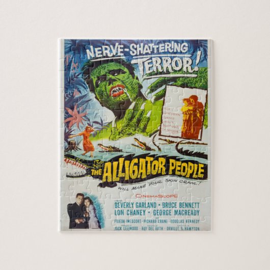 Puzzle alligator (Vertical)