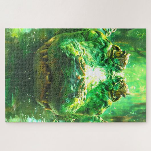Puzzle Alligator (Horizontal)